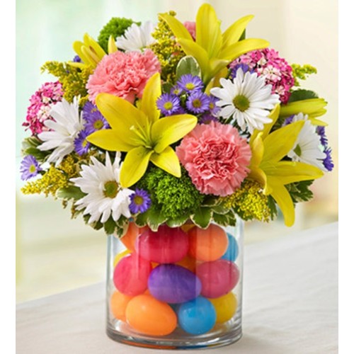 Easter Eggs Flower Vase